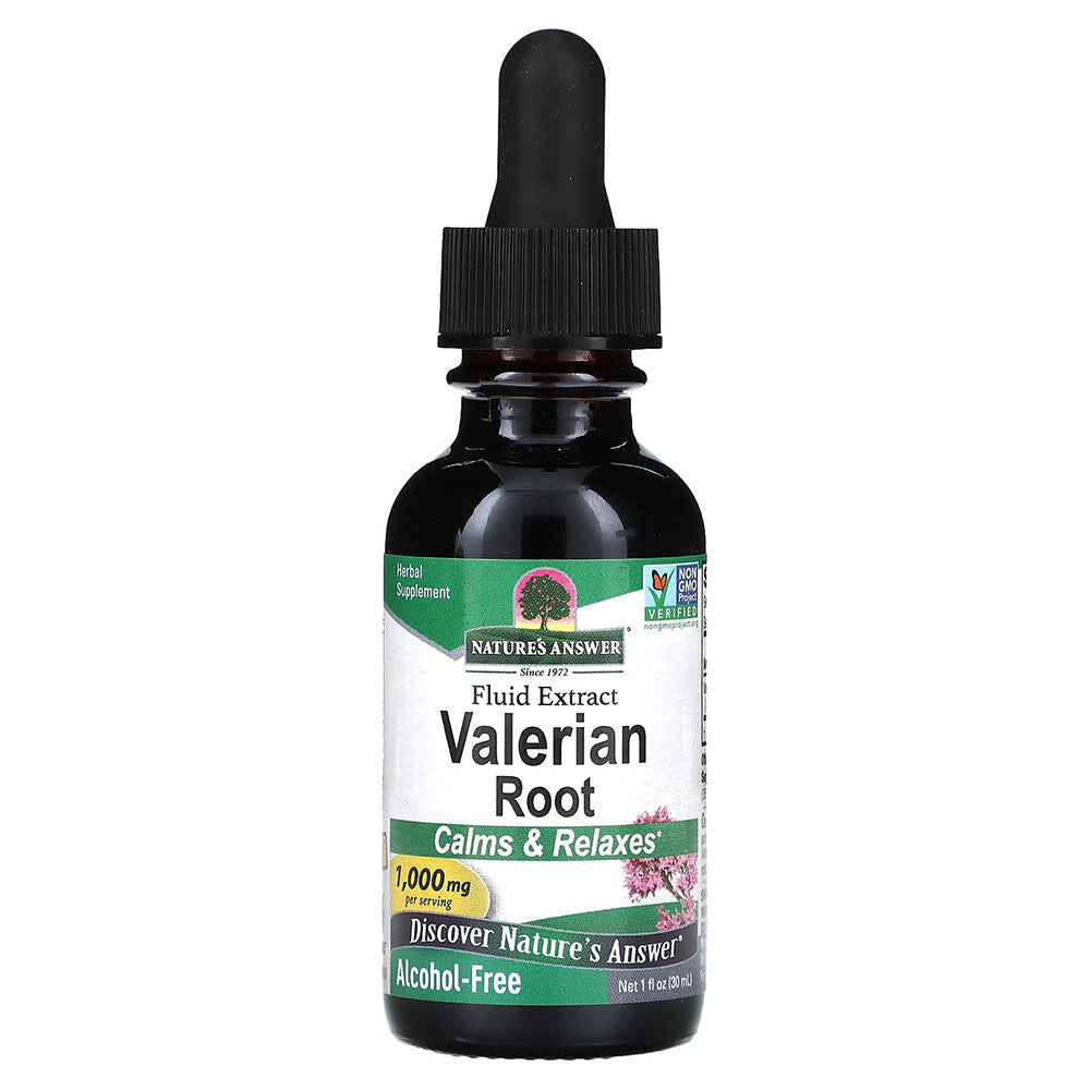 Natures Answer Valerian Root Alcohol Free Extract, 1 oz